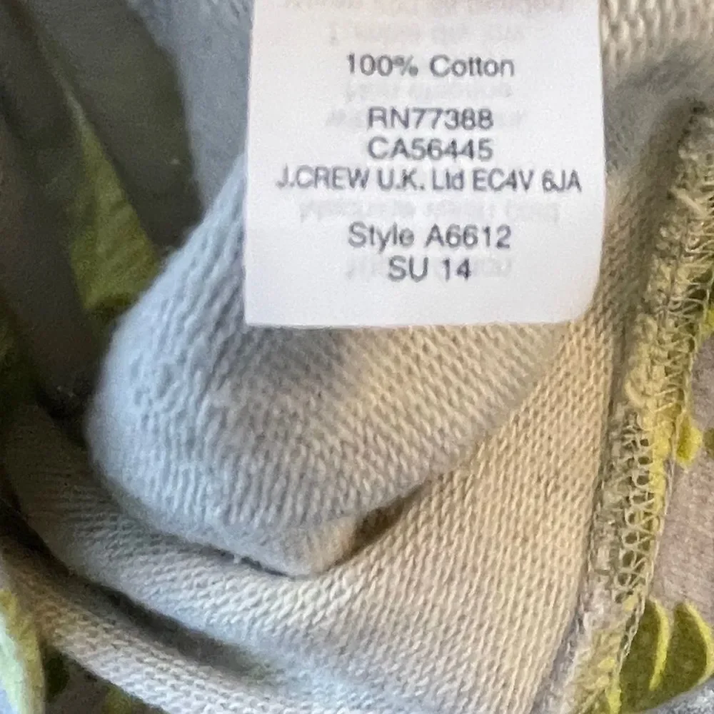 J. Crew Floral Pullover Shirt